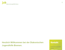 Tablet Screenshot of jub-bremen.de